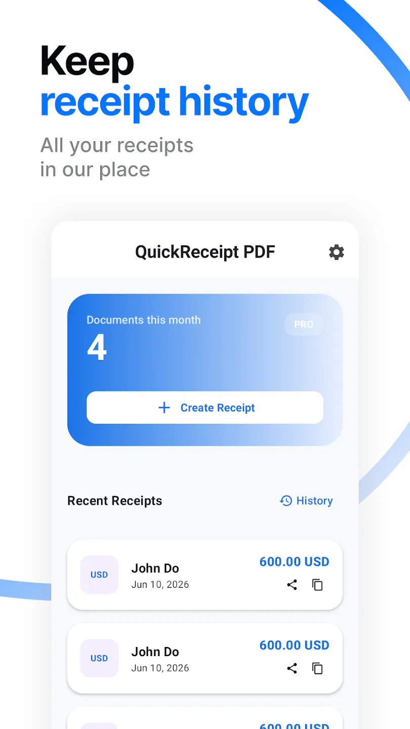 QuickReceipt gallery image