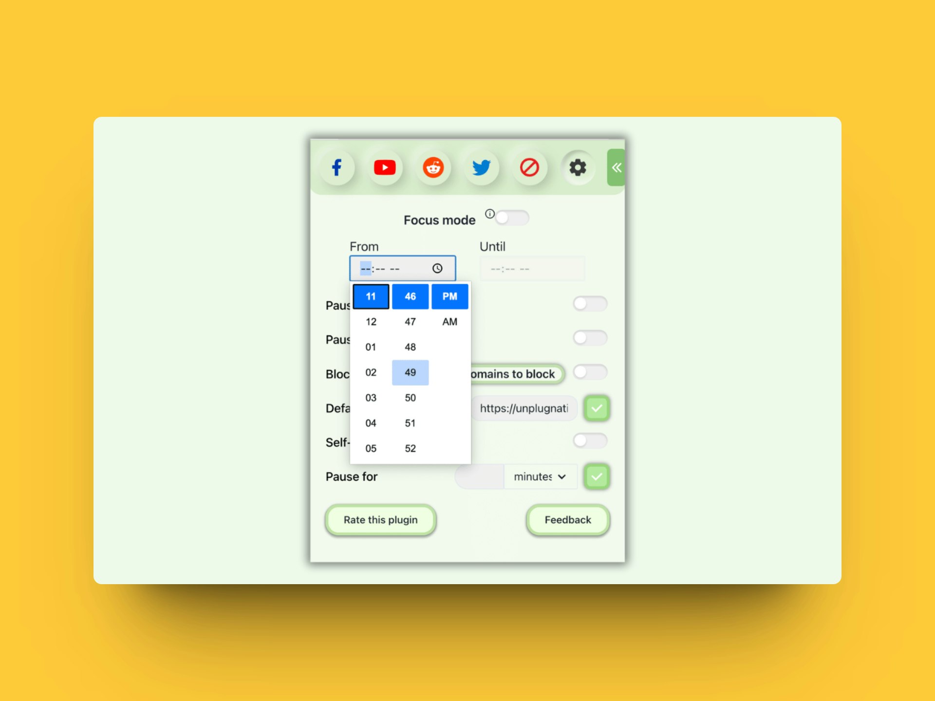 Unplugged - Block explicit content gallery image