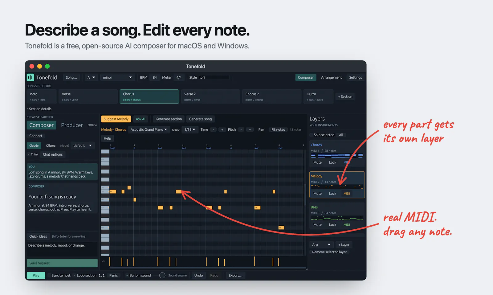 Tonefold screenshot 2