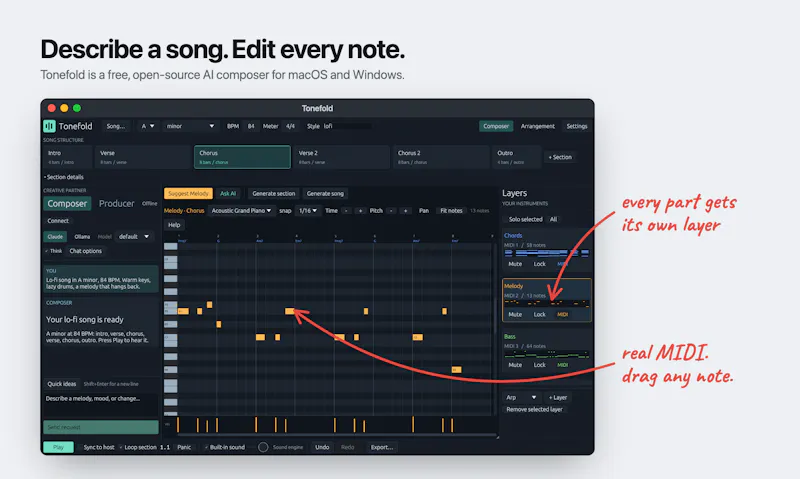 Tonefold screenshot 2