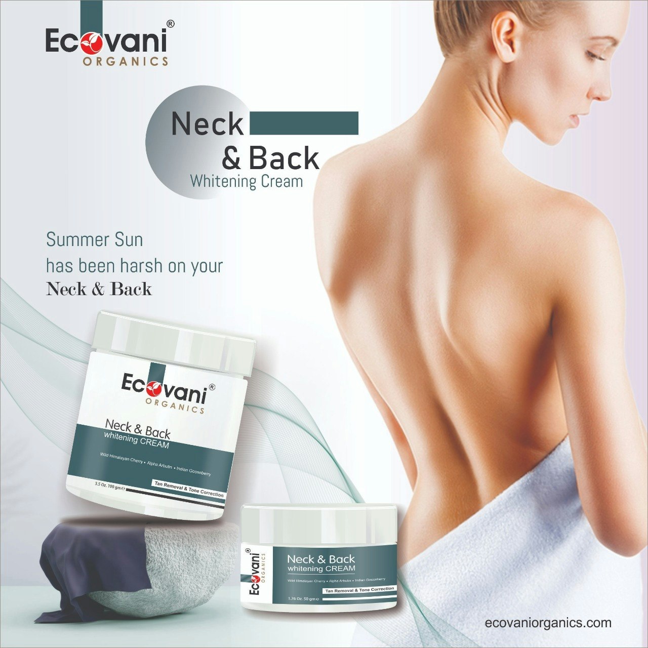 Neck & Back Whitening Cream 