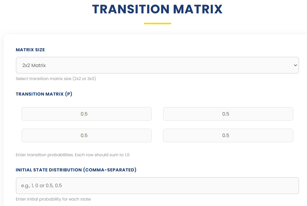 Transition Matrix | Ease Tools gallery image
