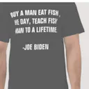 Buy A Man Eat Fish Joe Biden T-Shirt
