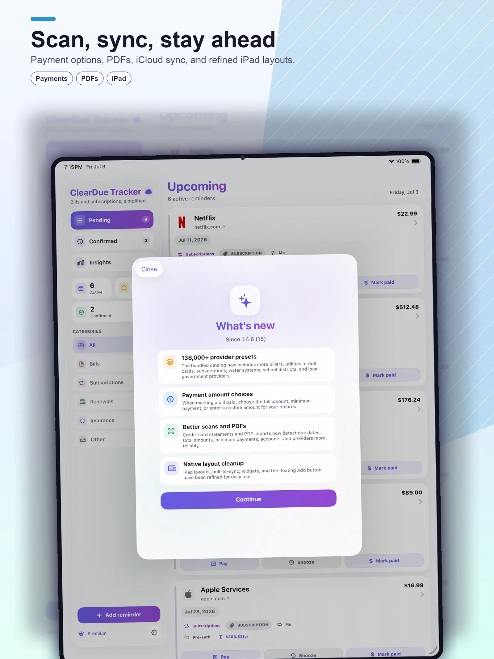 ClearDue Tracker screenshot 5