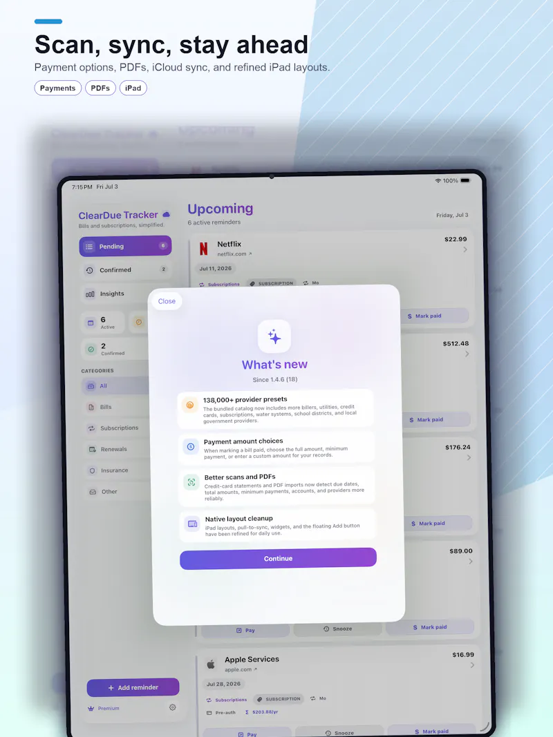 ClearDue Tracker screenshot 5