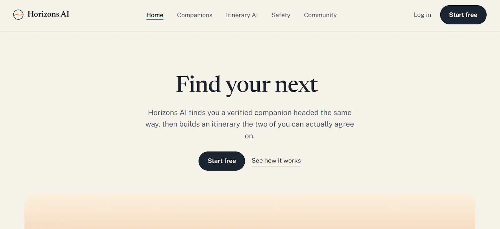 HorizonsAI screenshot 1