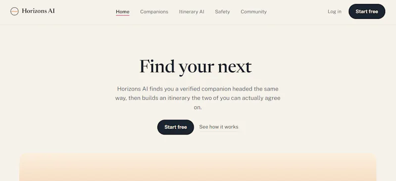HorizonsAI screenshot 1