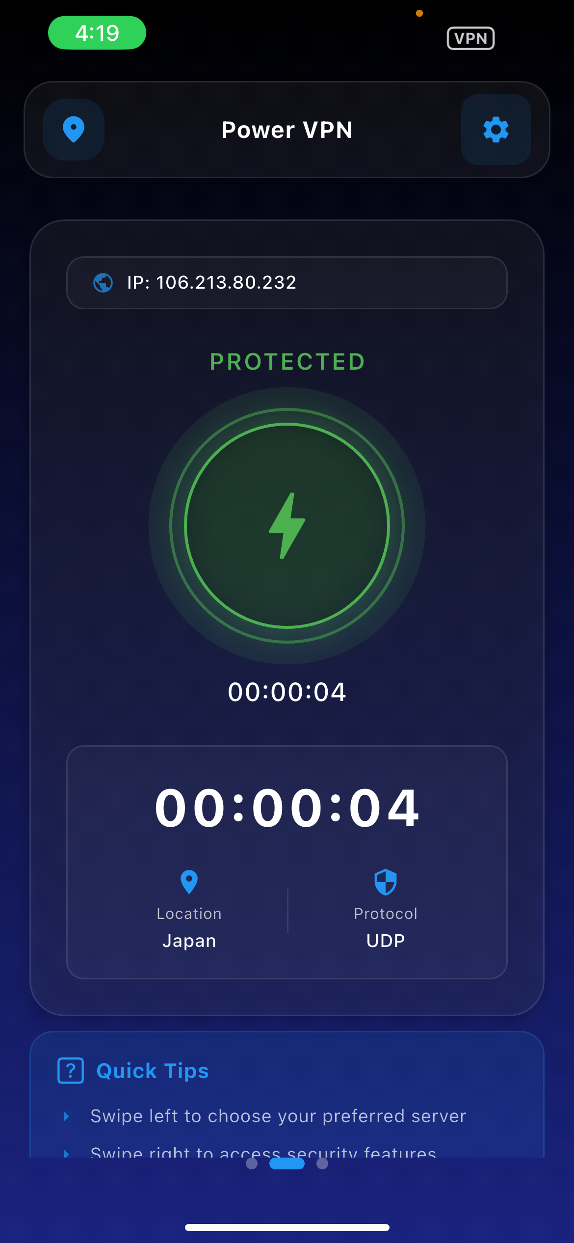 전원 VPN : 빠른 & 보안 VPN - 빠르고 안전하며 개인 VPN 미디어 2