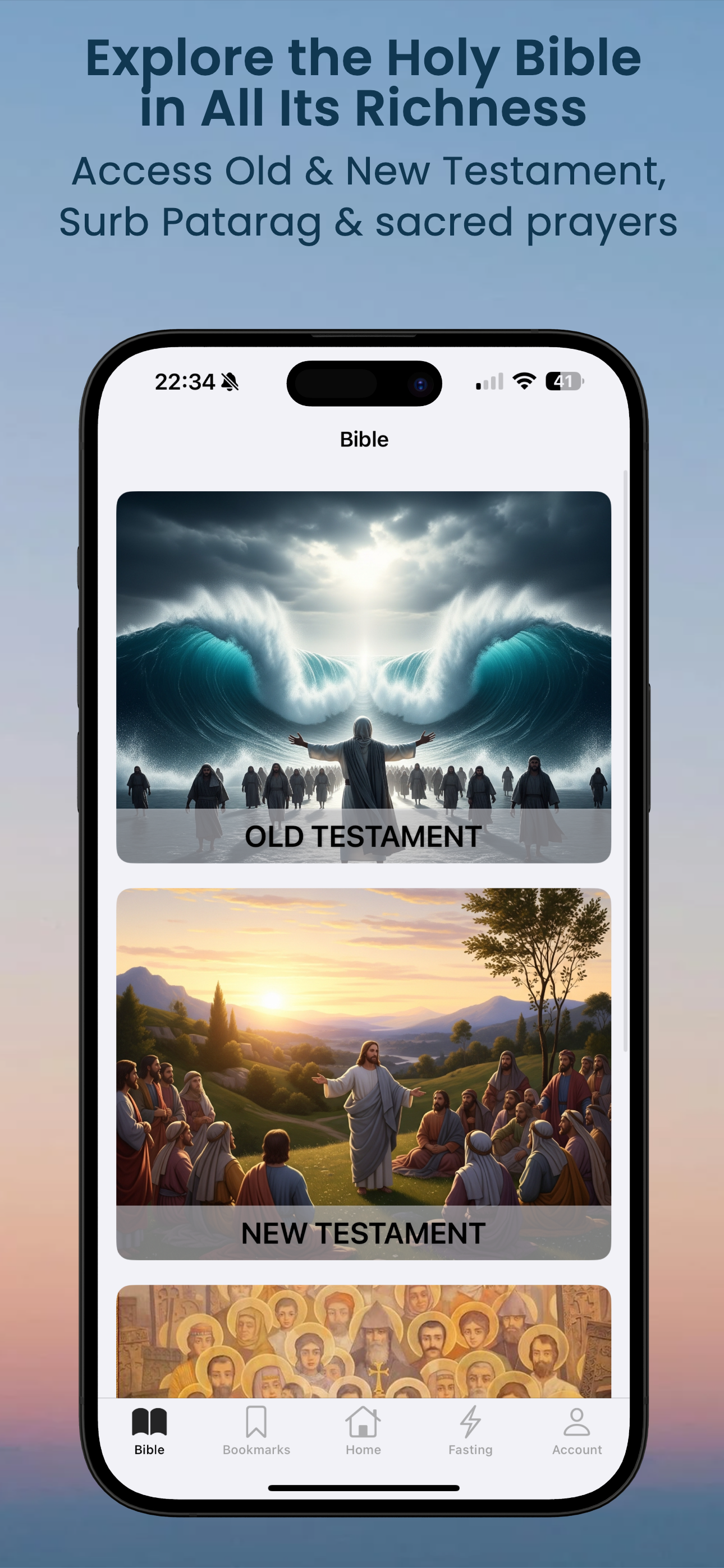 Média Espoir, foi, amour - Versets bibliques, jeûne et prière 2