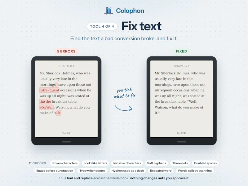 Colophon screenshot 5