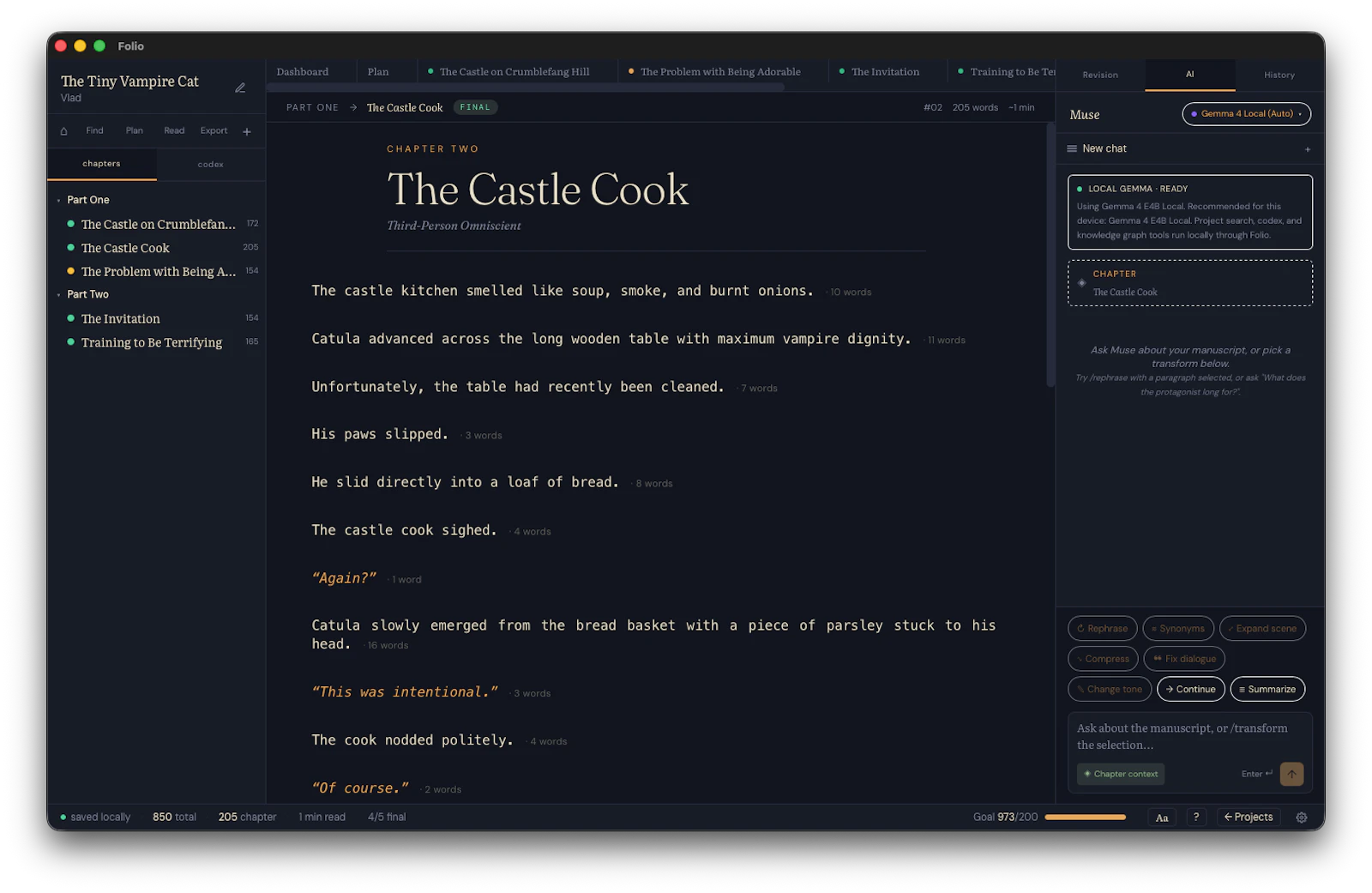 Folio Dark Muse screenshot 3