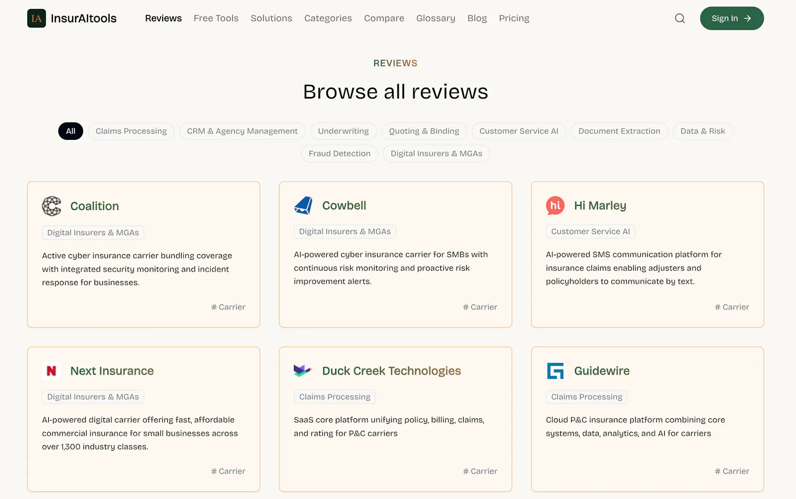 InsurAItools screenshot 2