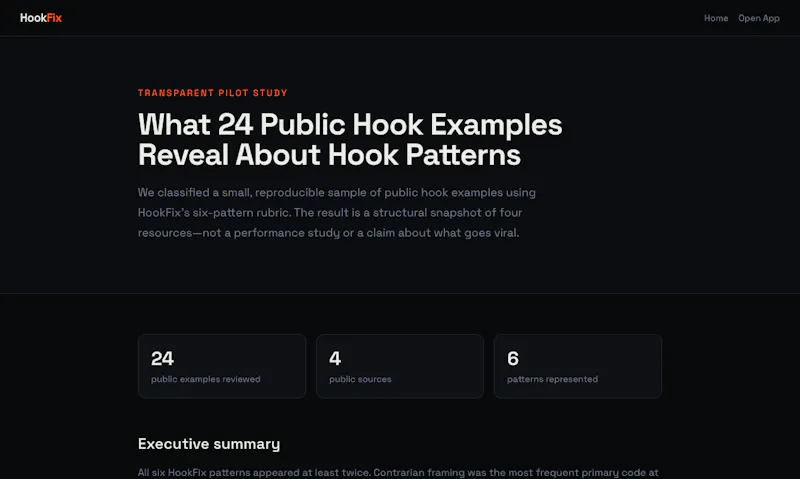 HookFix screenshot 2