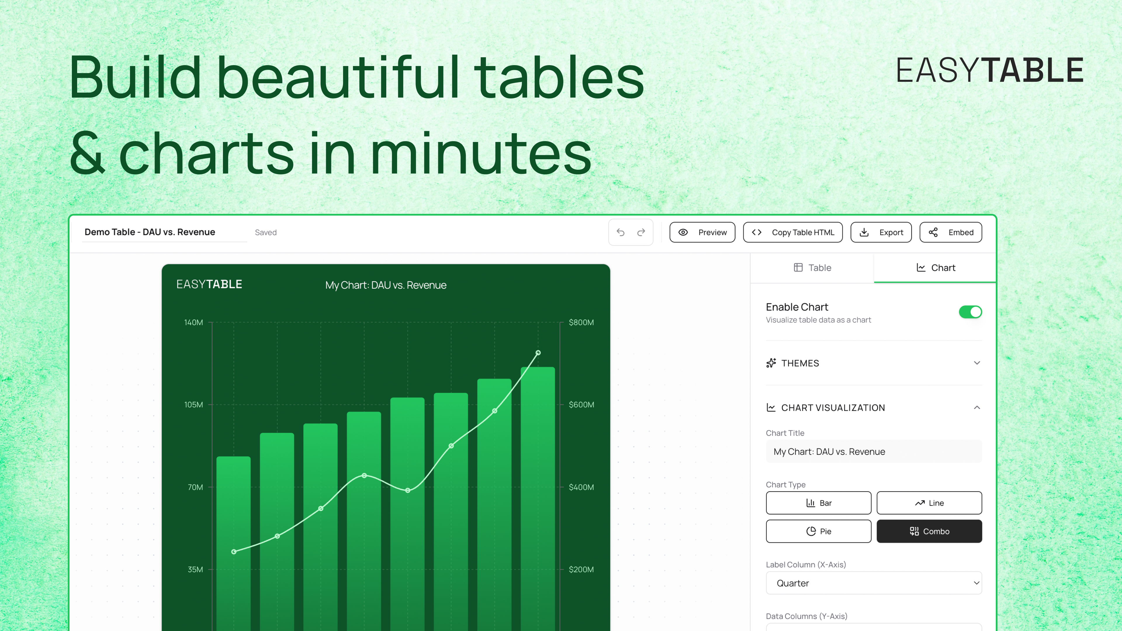 EasyTABLE gallery image