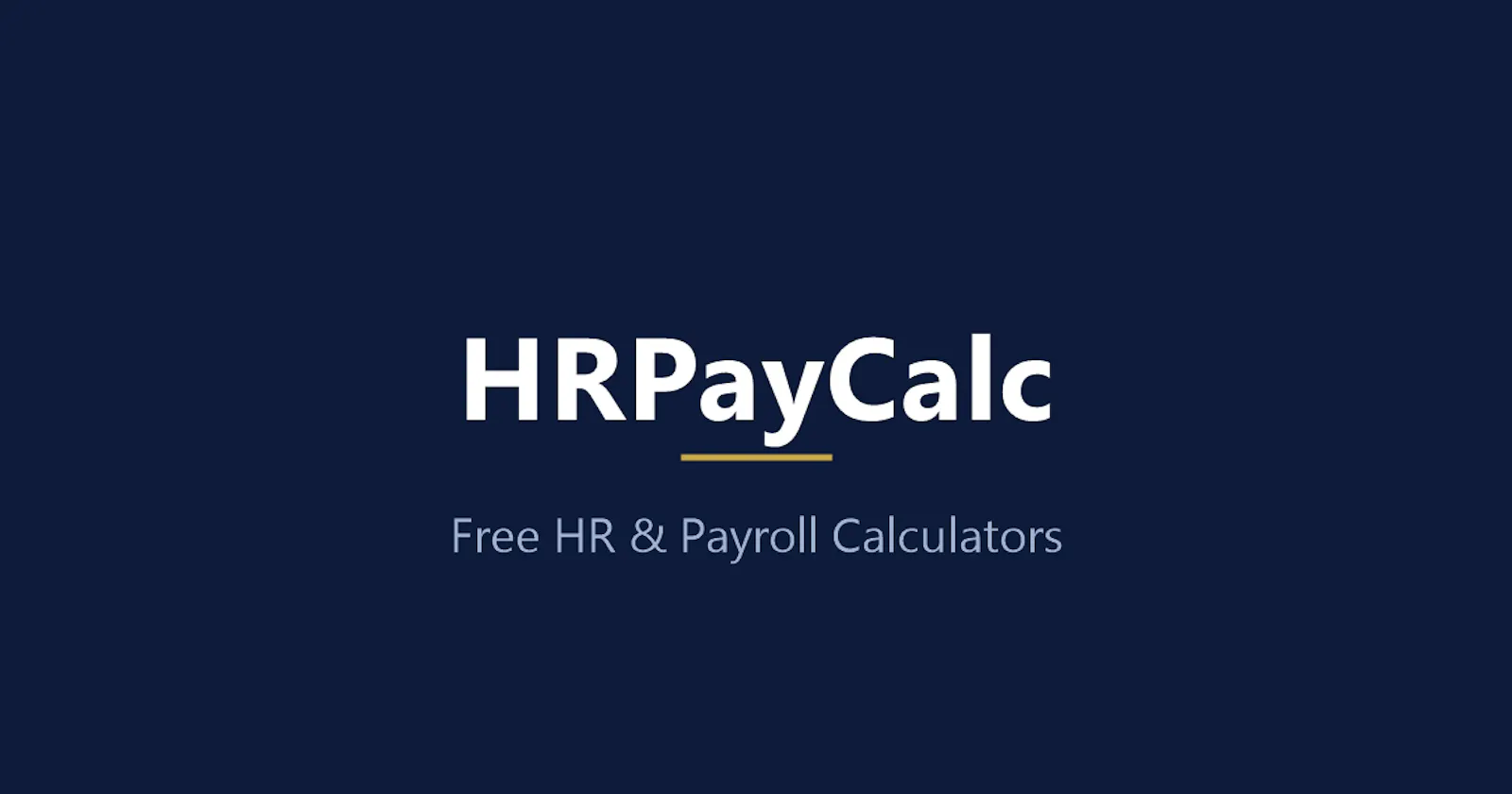 HRPayCalc screenshot 1