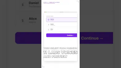 Turn your written voice into video gallery image