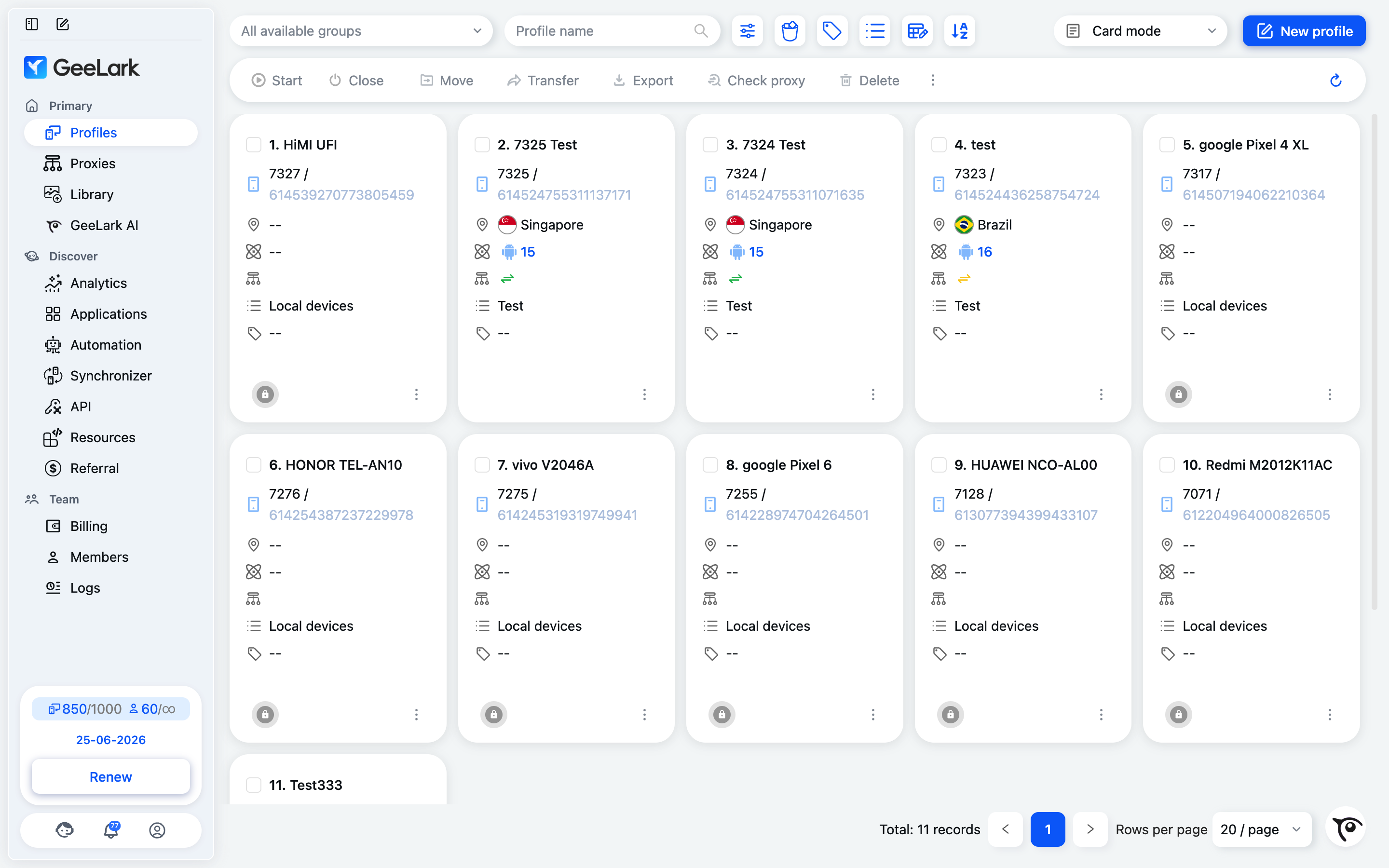 GeeLark gallery image