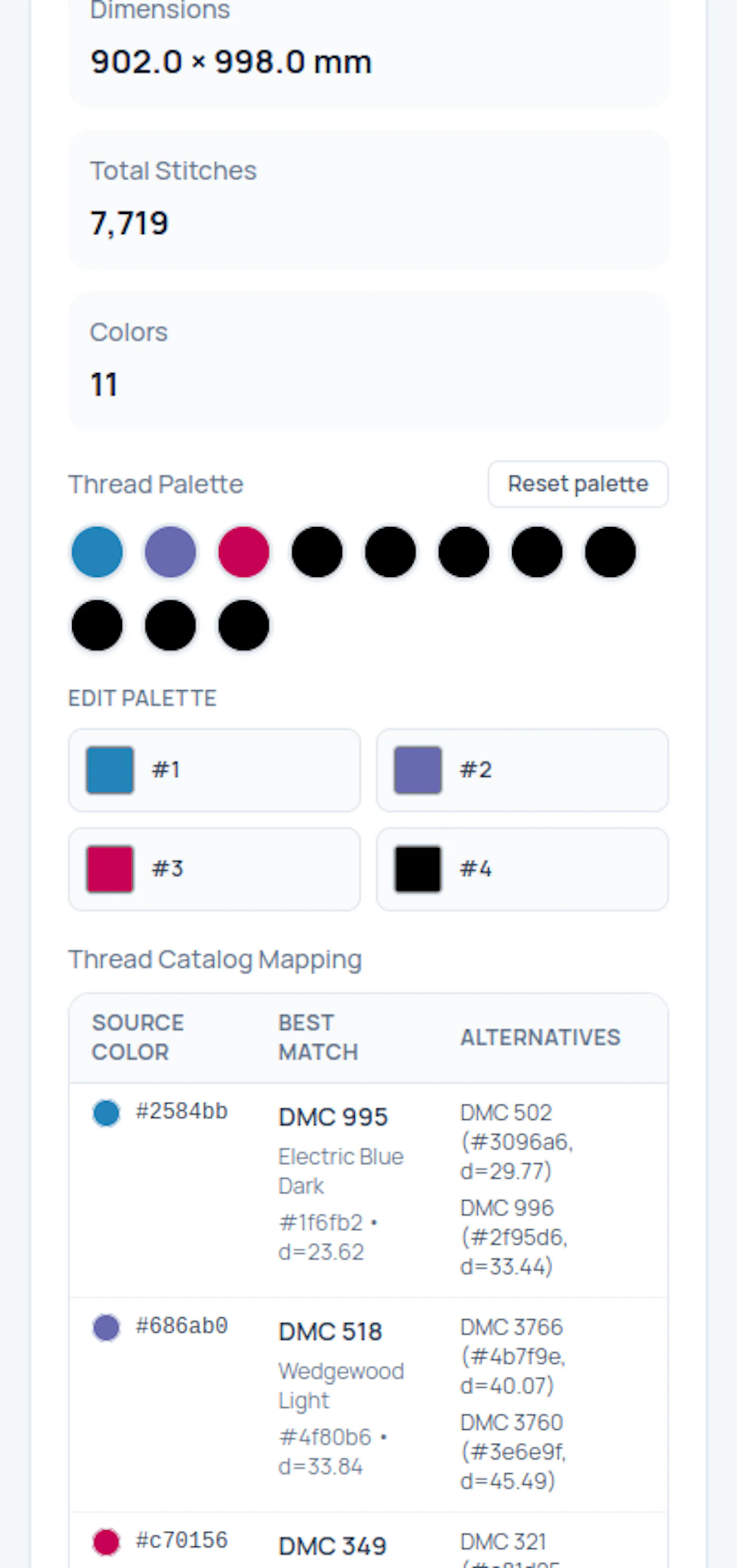 Embroidery Converter screenshot 3