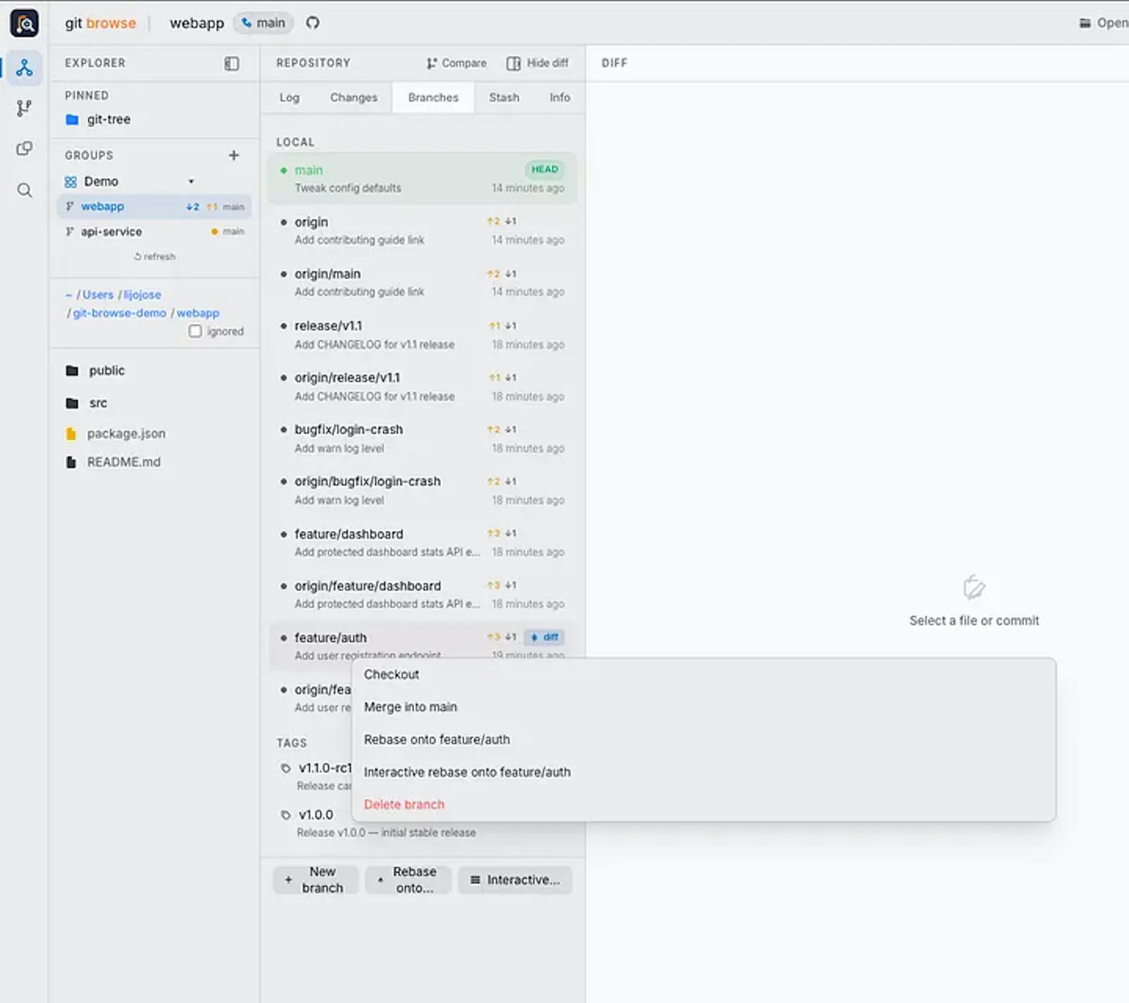 Git Browse screenshot 13