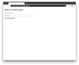 Make My Link Longer gallery image