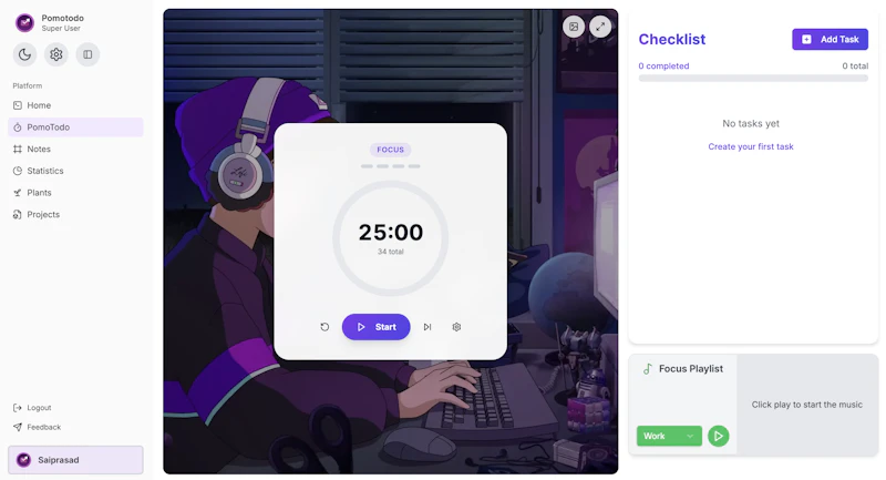 PomoTodo screenshot 2