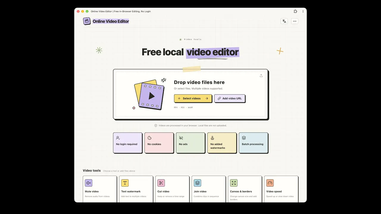 Online Video Editor gallery image