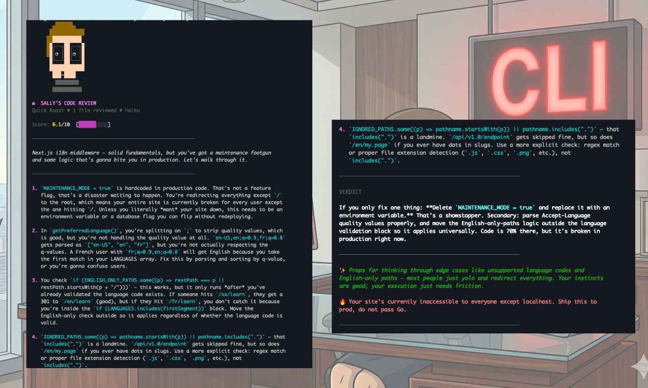 Cynical Sally CLI gallery image