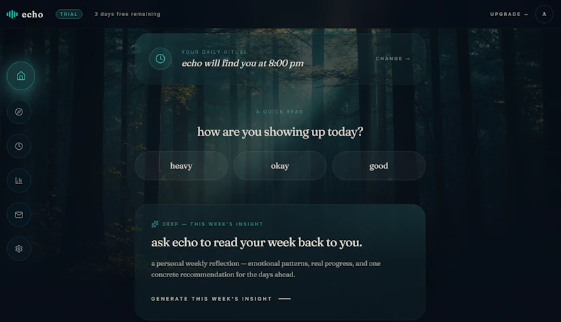 Echo — Your Daily Emotional Reset screenshot 2