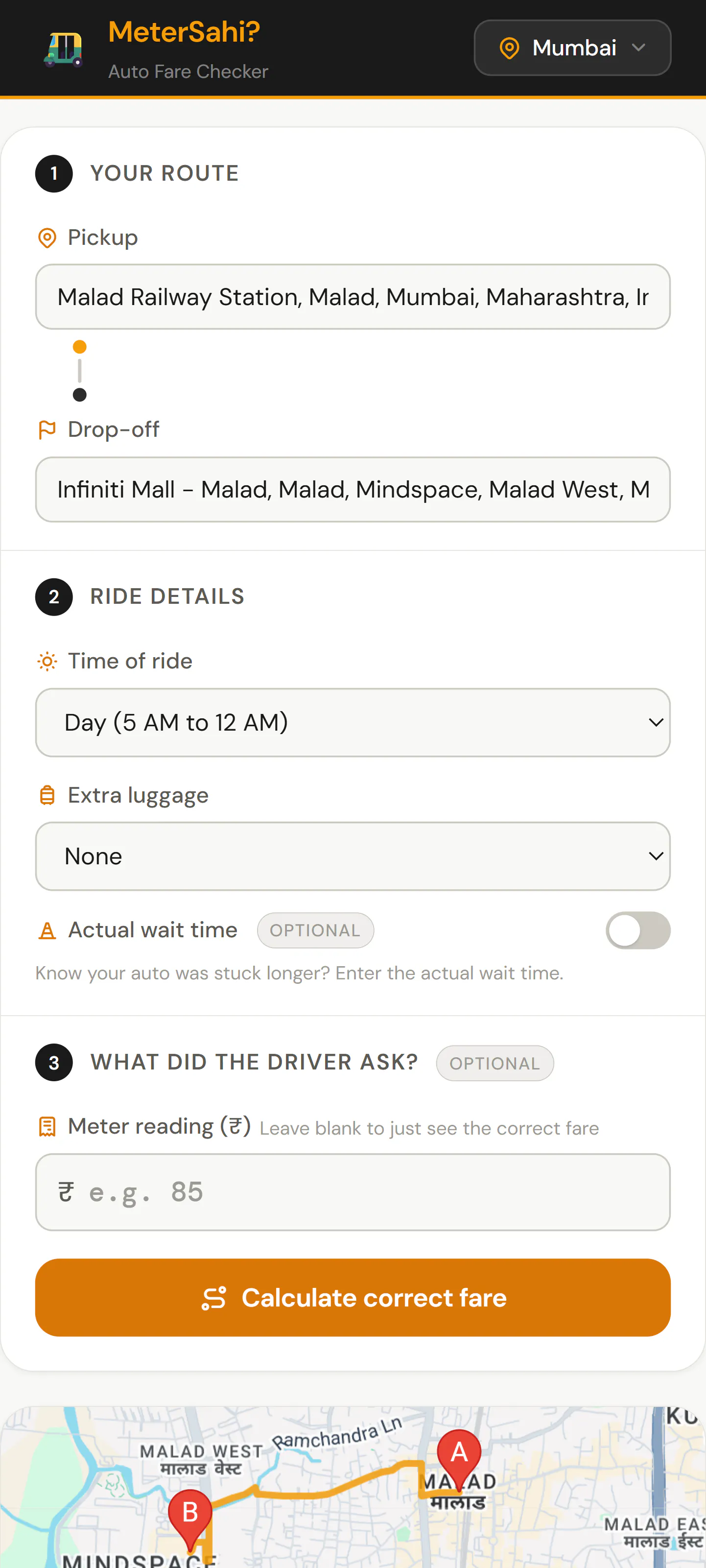MeterSahi? - Auto Rickshaw Fare Checker gallery image