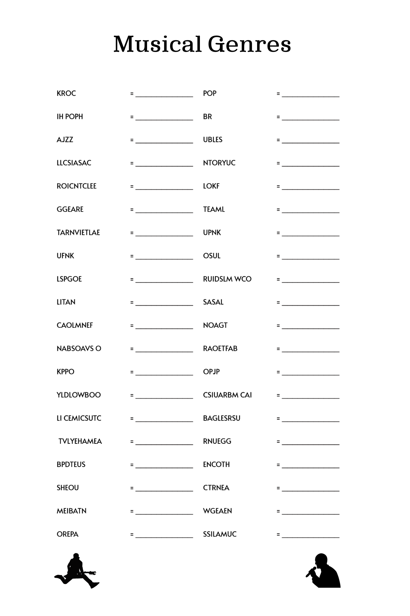 Word Scramble Grande stampa grande media 3