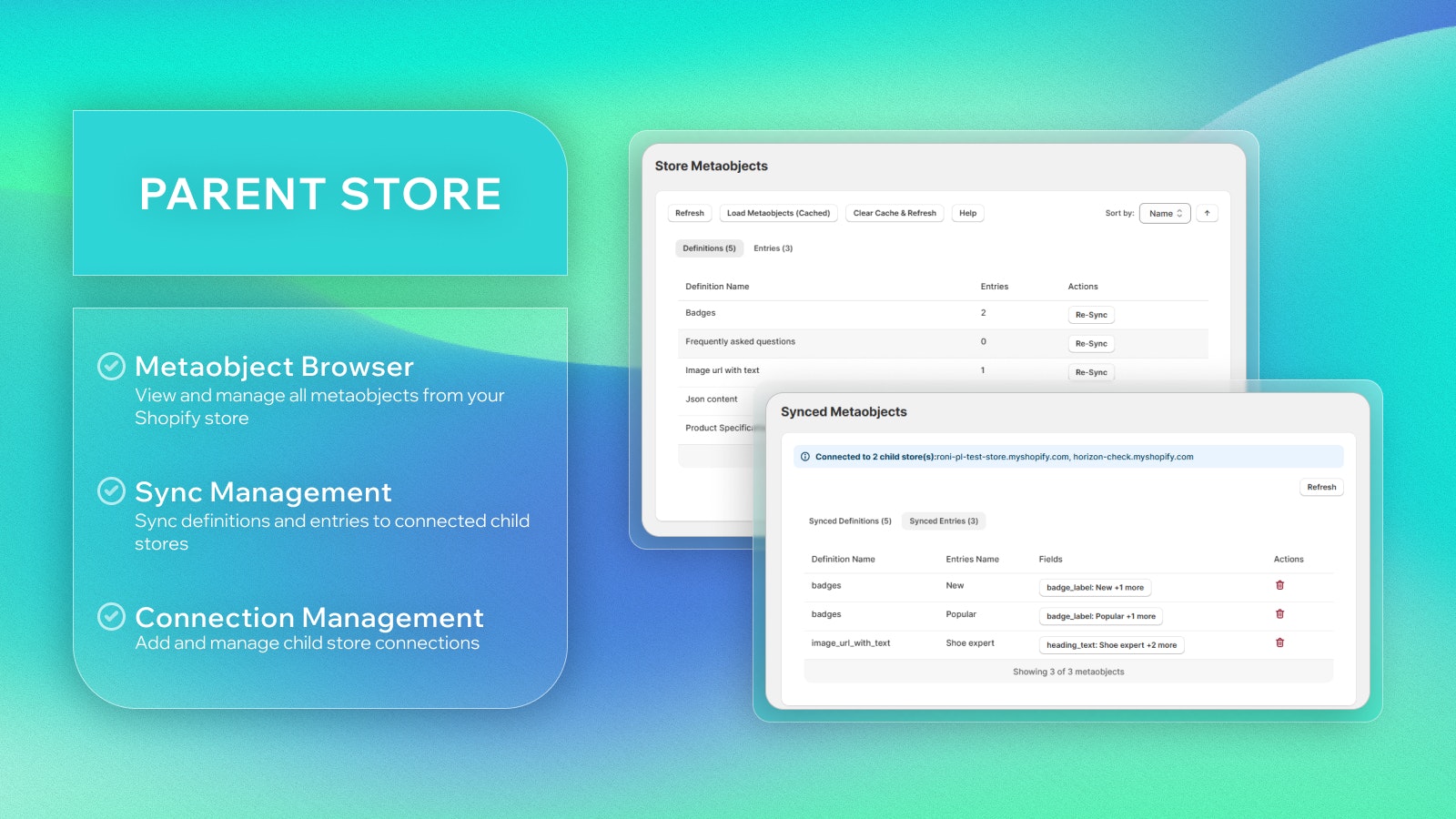 Metabject multi-store - Aggiorna una volta, sincronizza su tutti i negozi media 2