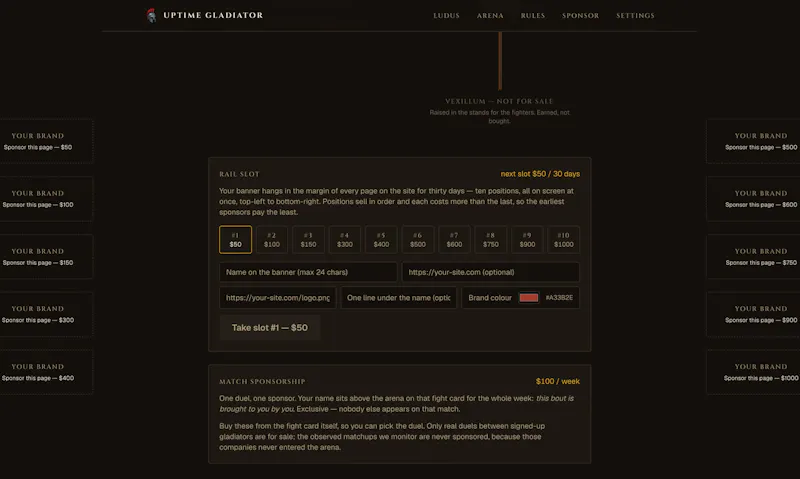 Uptime Gladiator screenshot 5