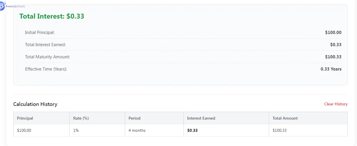 Simple Interest Calculator gallery image