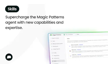 Magic Patterns Agent 2.0 畫廊圖片