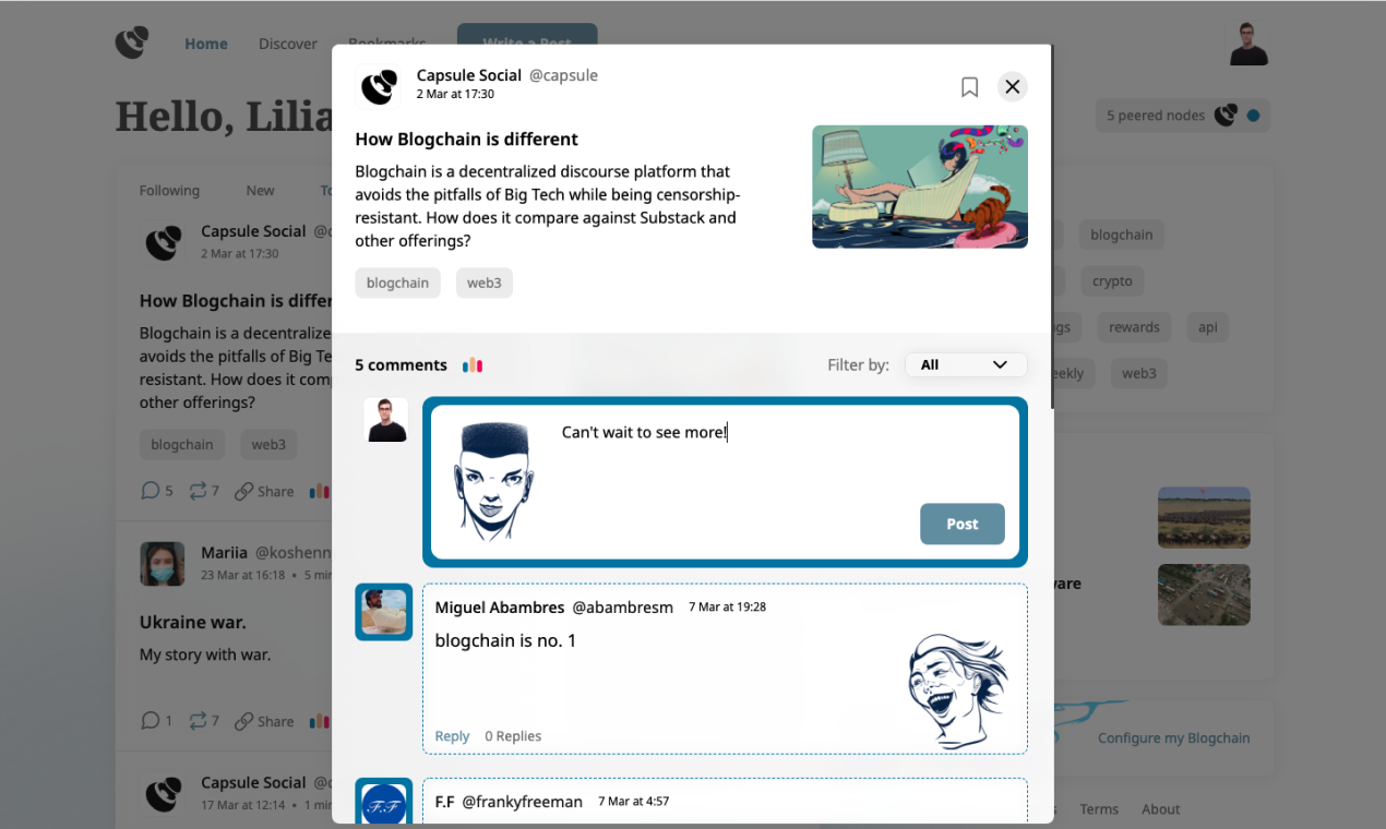 Blogchain gallery image