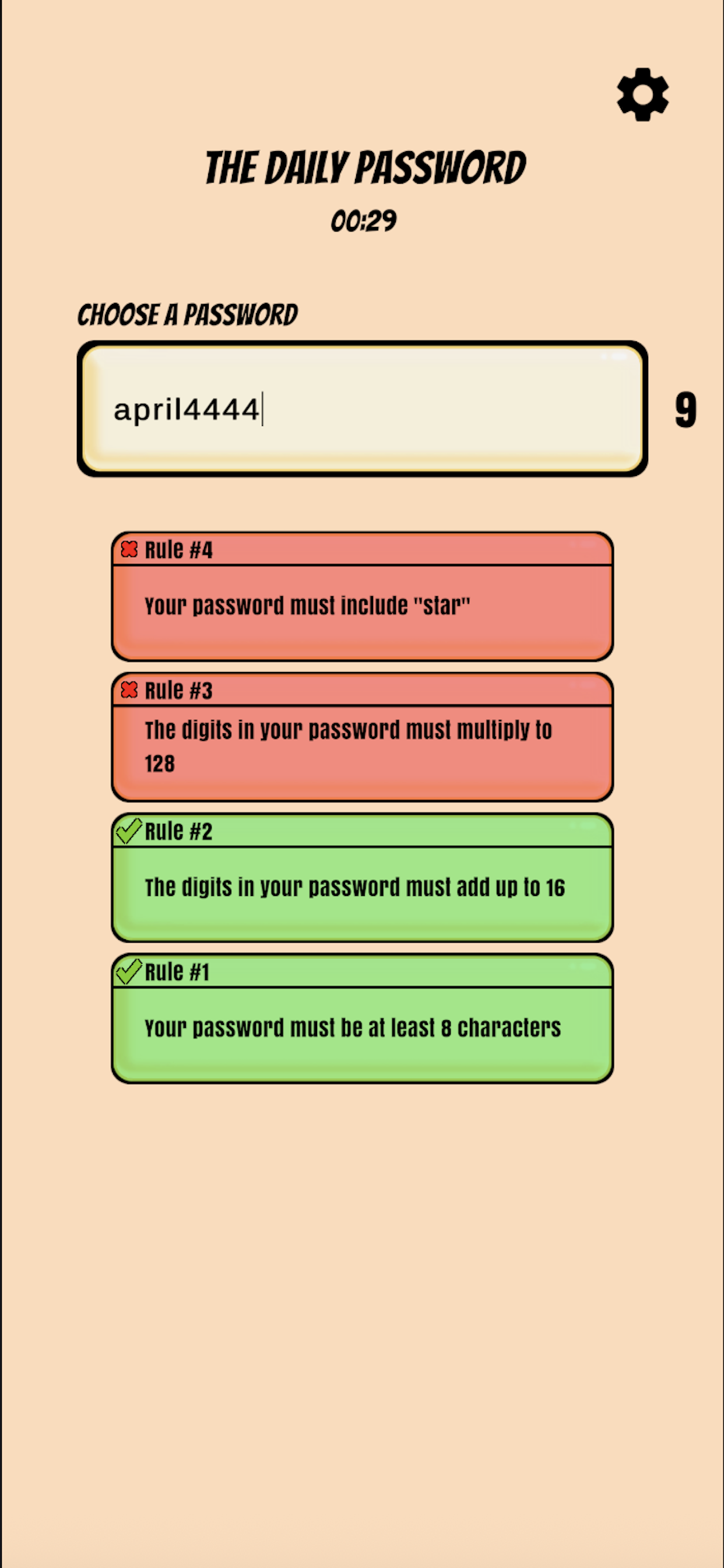 Daily Passwords - Screenshot 2 showing product features and functionality