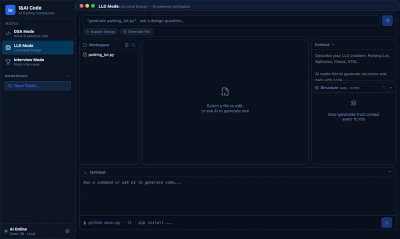I&AI Code screenshot 1