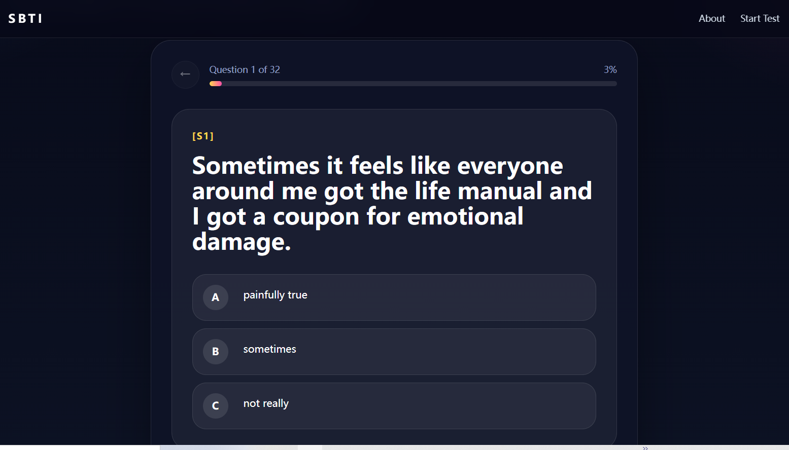 SBTI Test gallery image