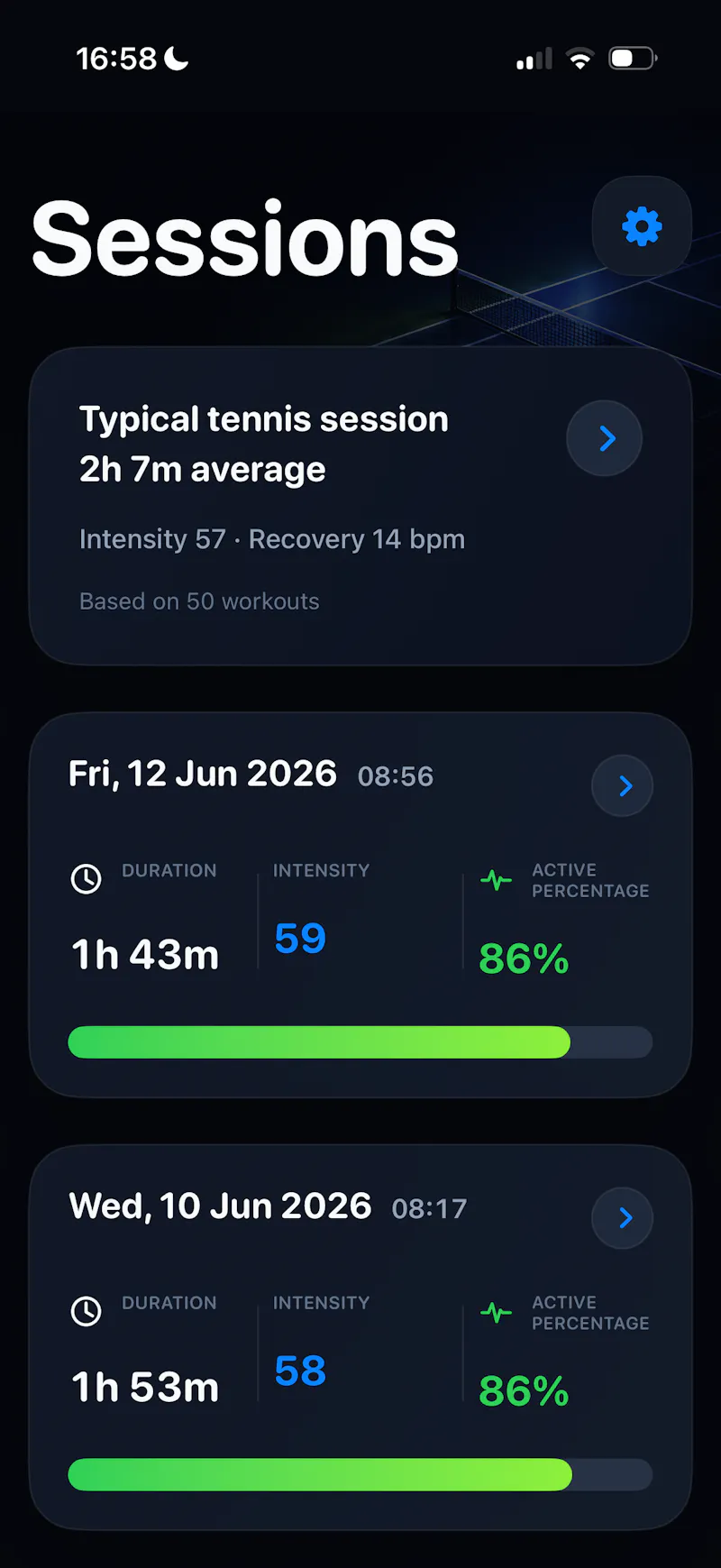 Tennis Motion screenshot 3