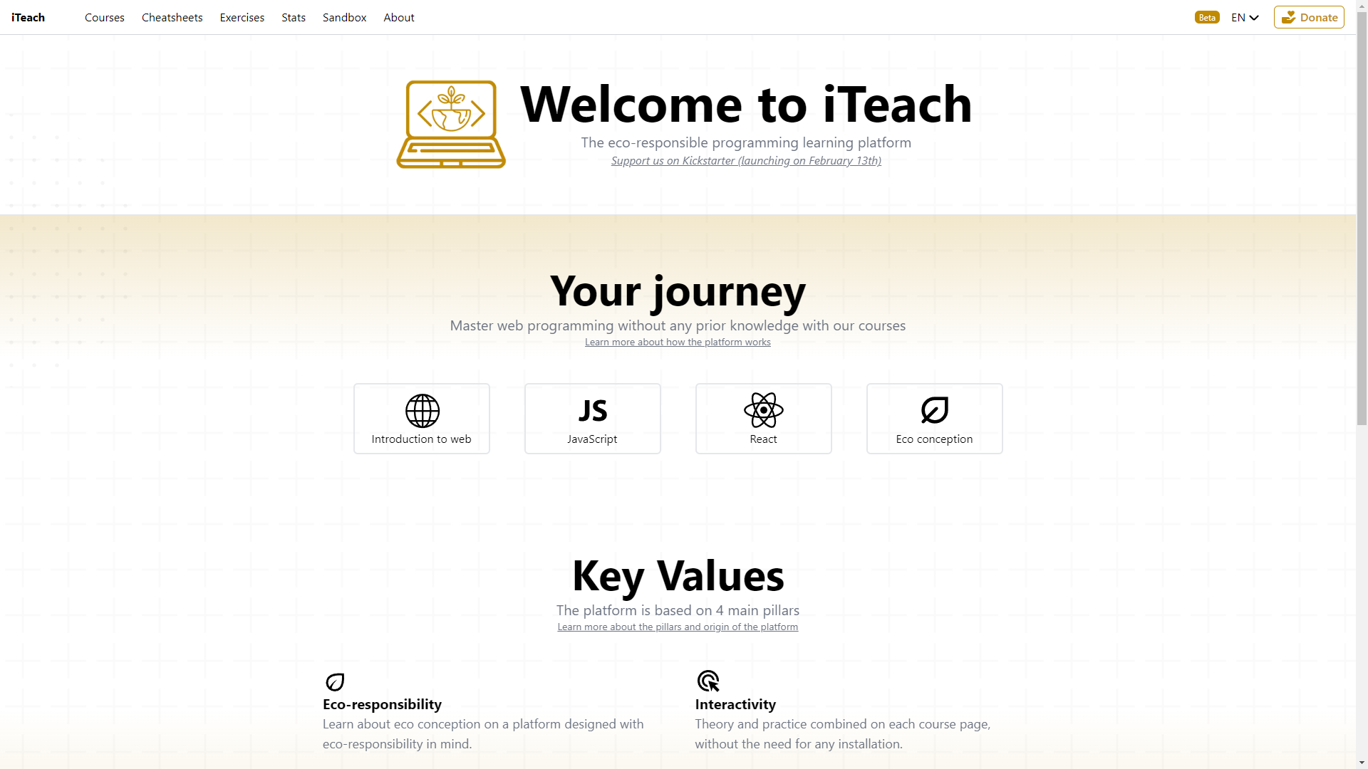 startuptile iTeach-Eco-responsible programming learning platform