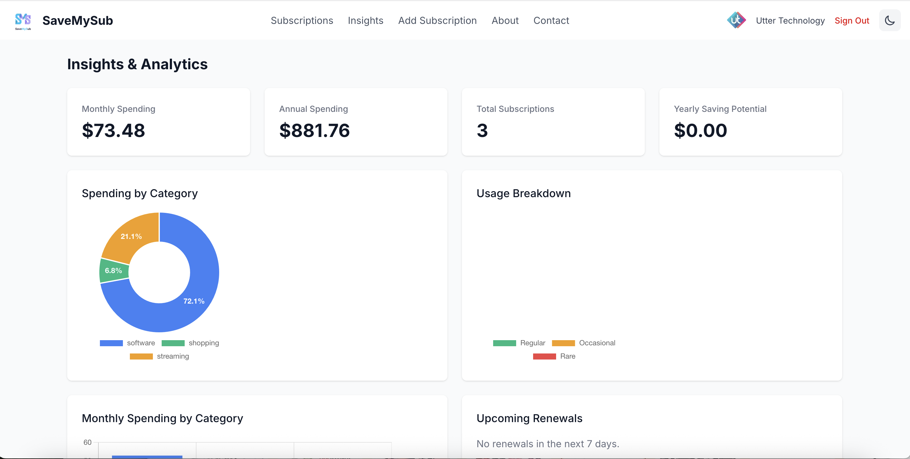 Savemysub - Smart Abonnement Management & Savings media 5