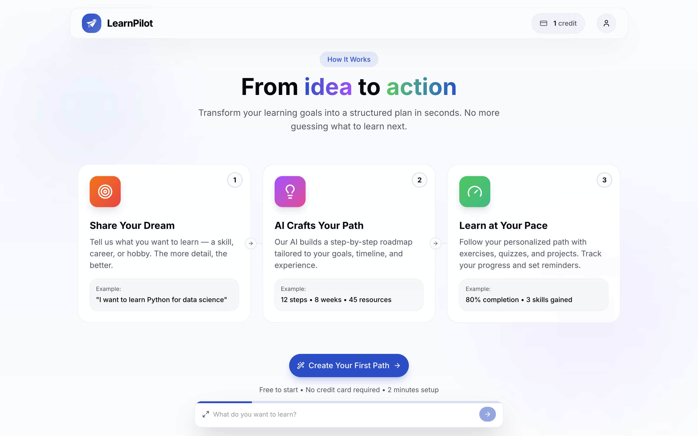 LearnPilot - Screenshot 2 showing product features and functionality