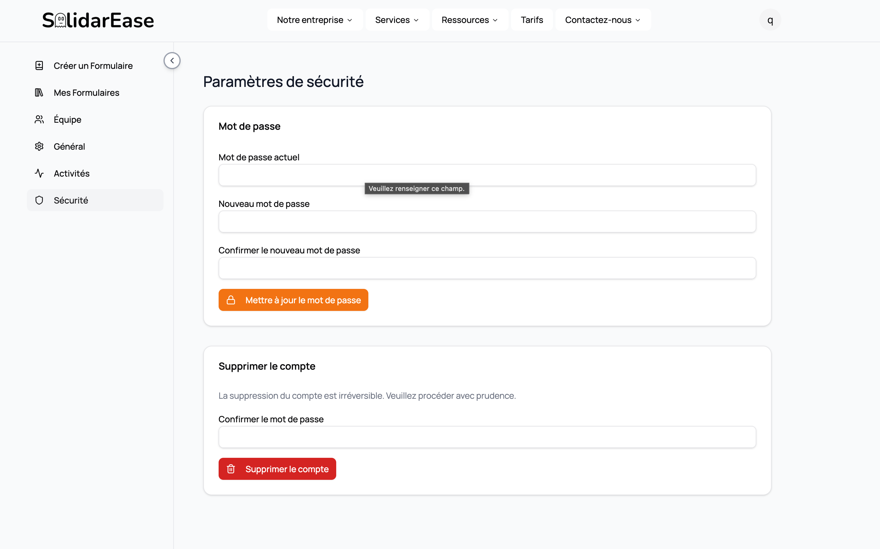 Créer des Formulaires en Ligne Simples - Screenshot 3 showing product features and functionality