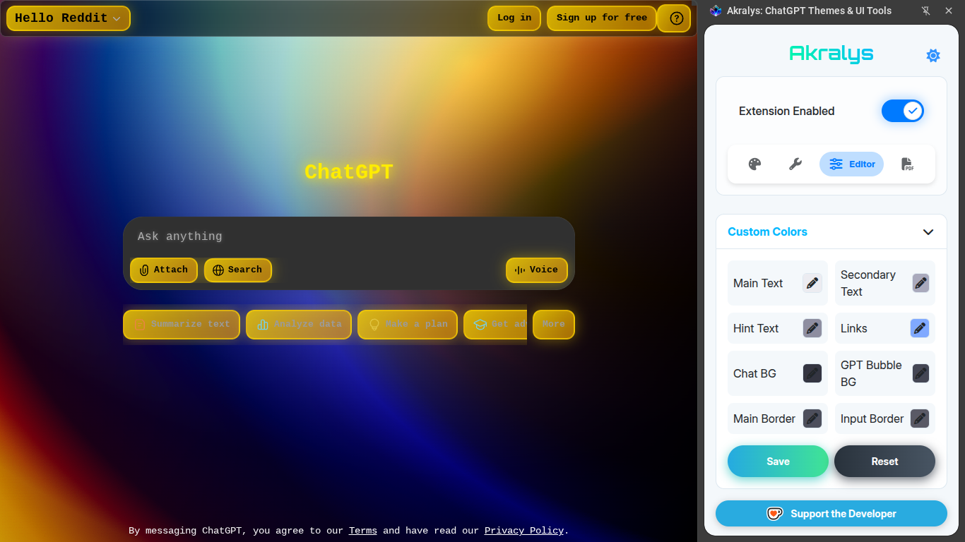 Média Akralys: Thèmes Chatgpt, outils d'interface utilisateur et PDF 7