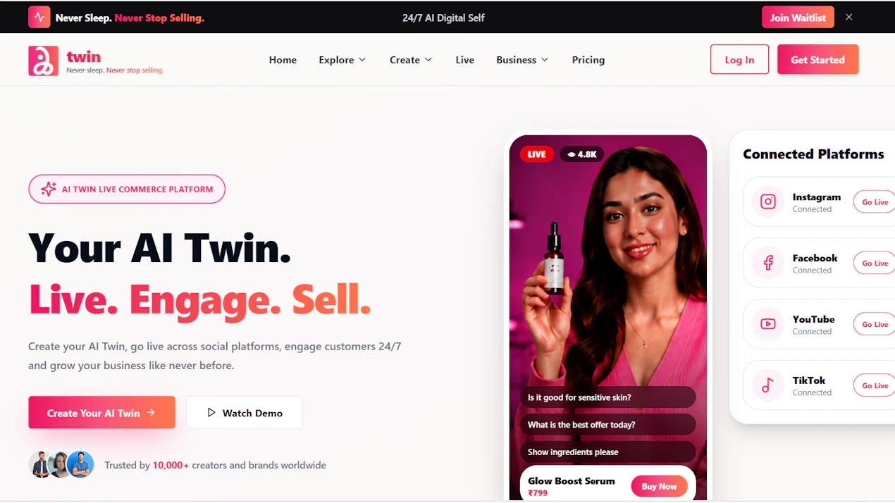 Twinn live product