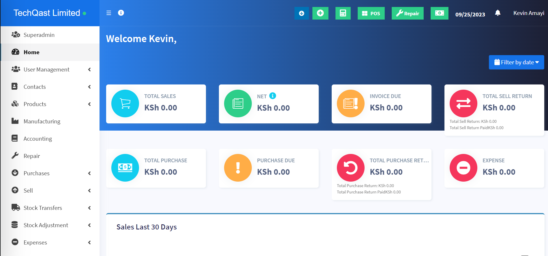 startuptile Techqast POS-An ERP for automating and streamlining business processes 