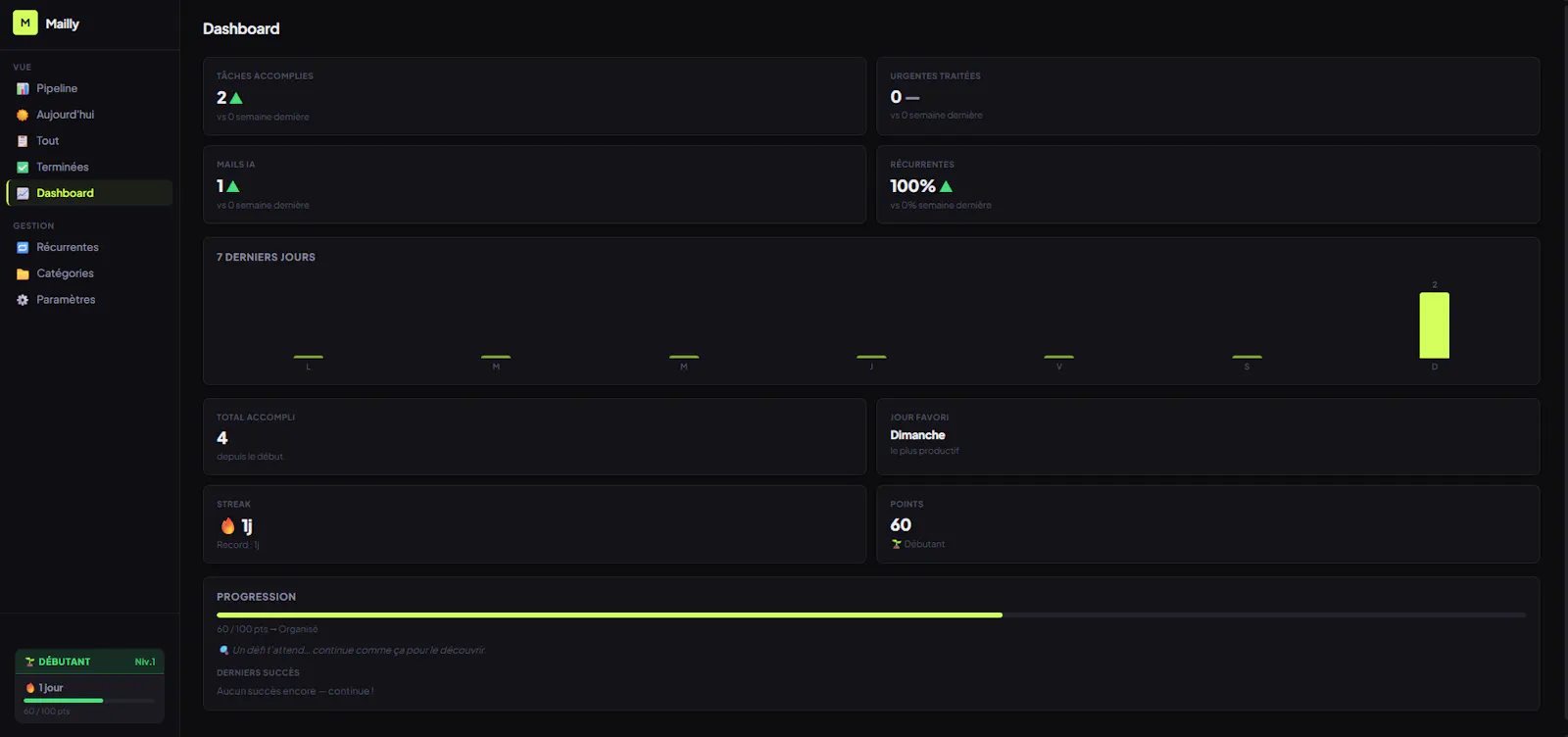 Mailly screenshot 4