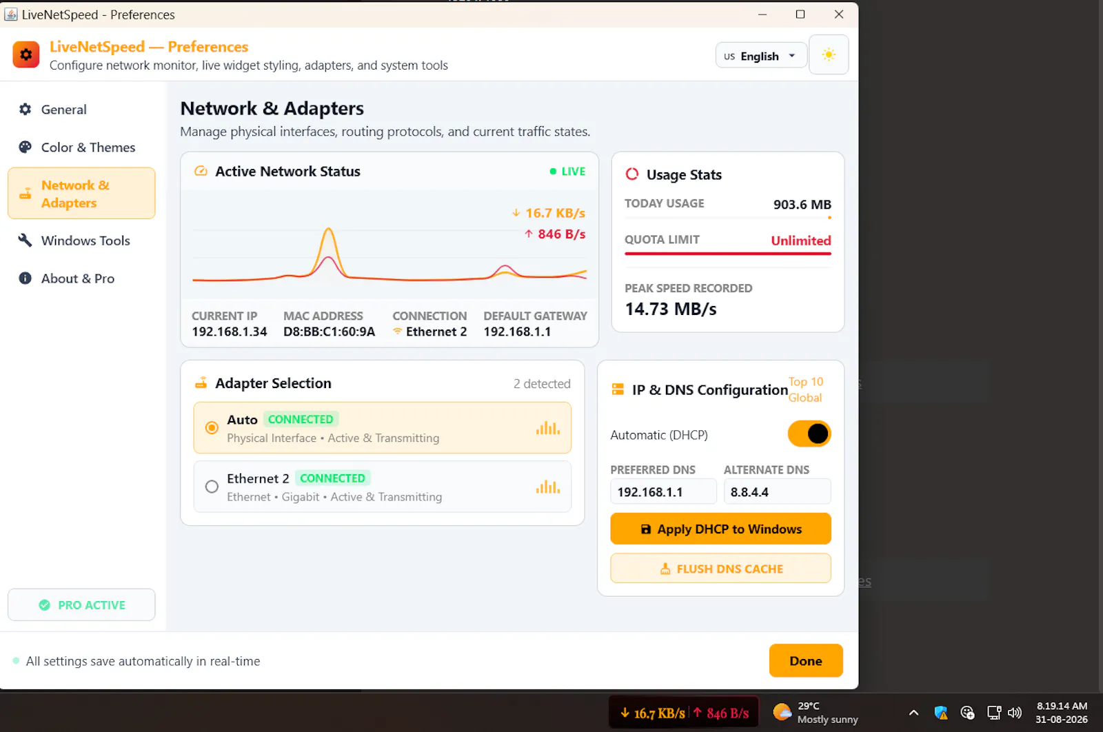 Live Net Speed Pro screenshot 7