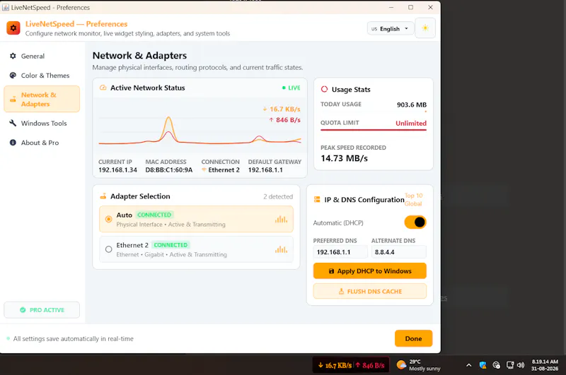 Live Net Speed Pro screenshot 7