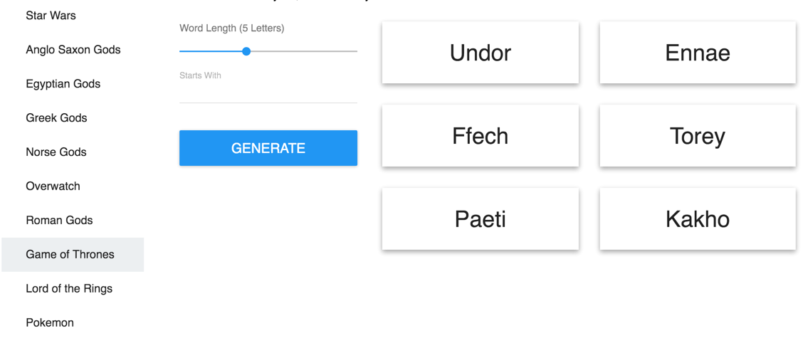Names Generators Image